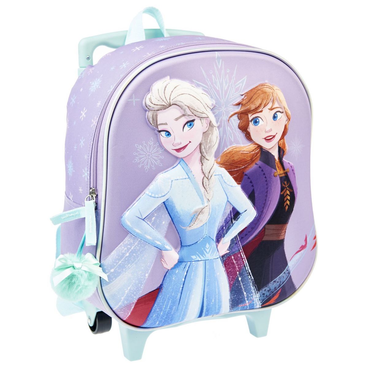 FROZEN Sac à dos à roulettes bleu Frozen