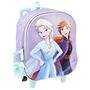Voir la diapositive 1 : FROZEN Sac à dos à roulettes bleu Frozen