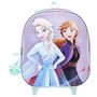Voir la diapositive 2 : FROZEN Sac à dos à roulettes bleu Frozen