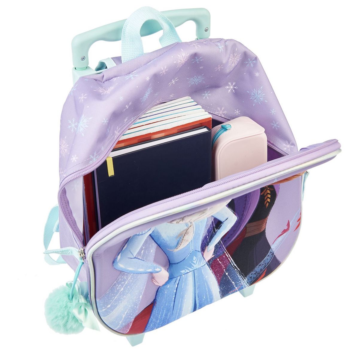 FROZEN Sac à dos à roulettes bleu Frozen