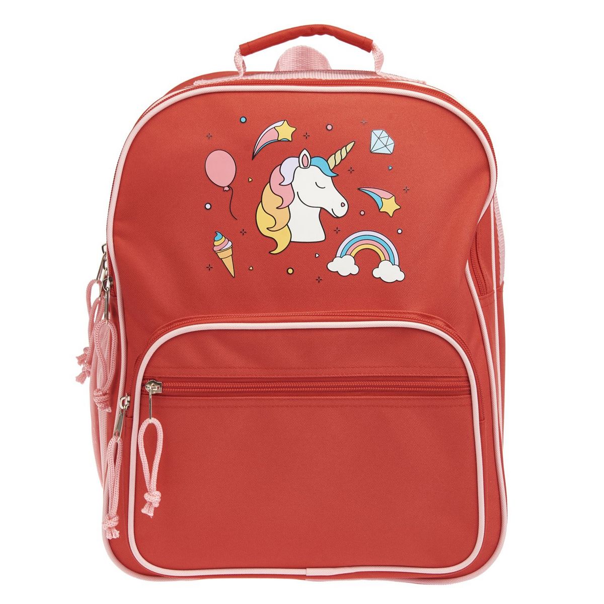 POUCE Sac à dos 1 compartiment rose