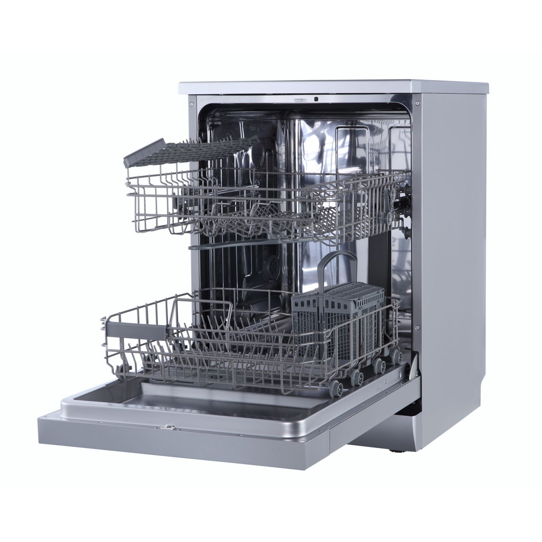 Voir la diapositive 2 : QILIVE Lave vaisselle pose libre Q.6343, 14 couverts, 60 cm,  44 dB, C