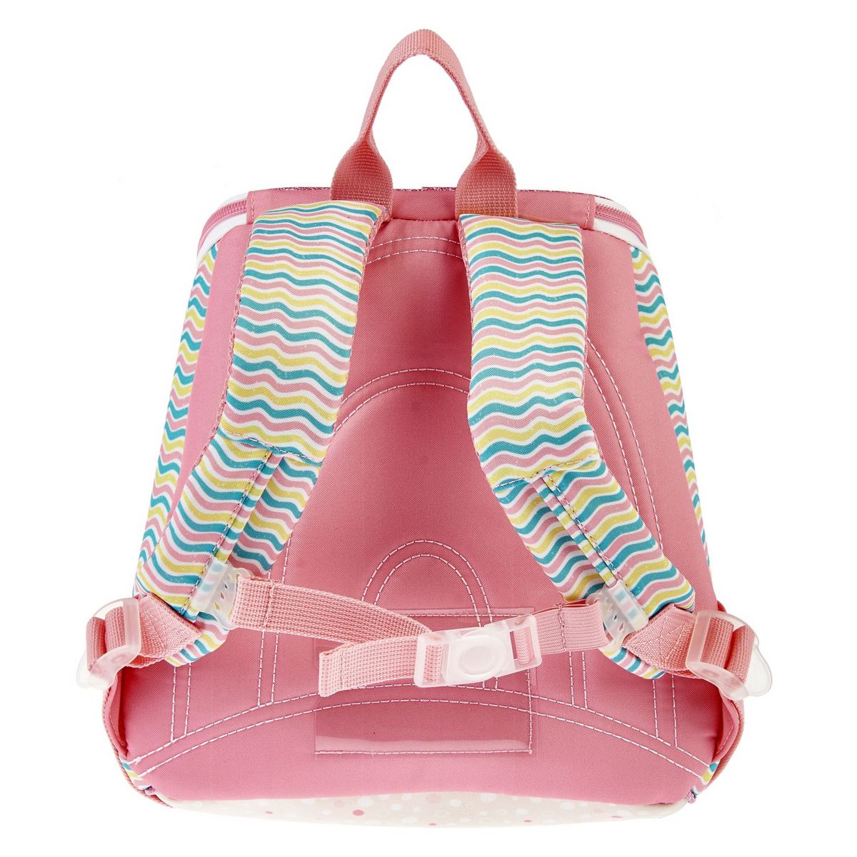 AUCHAN Sac à dos 1 compartiment rose avec LED