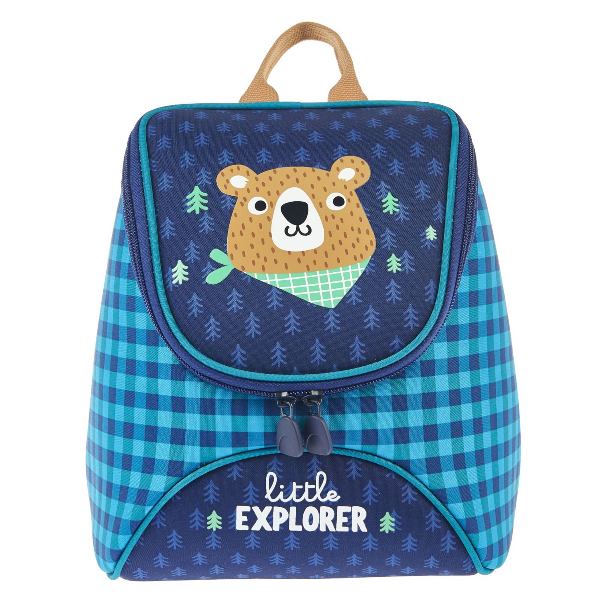 Voir la diapositive 2 : AUCHAN Sac à goûter bleu ours