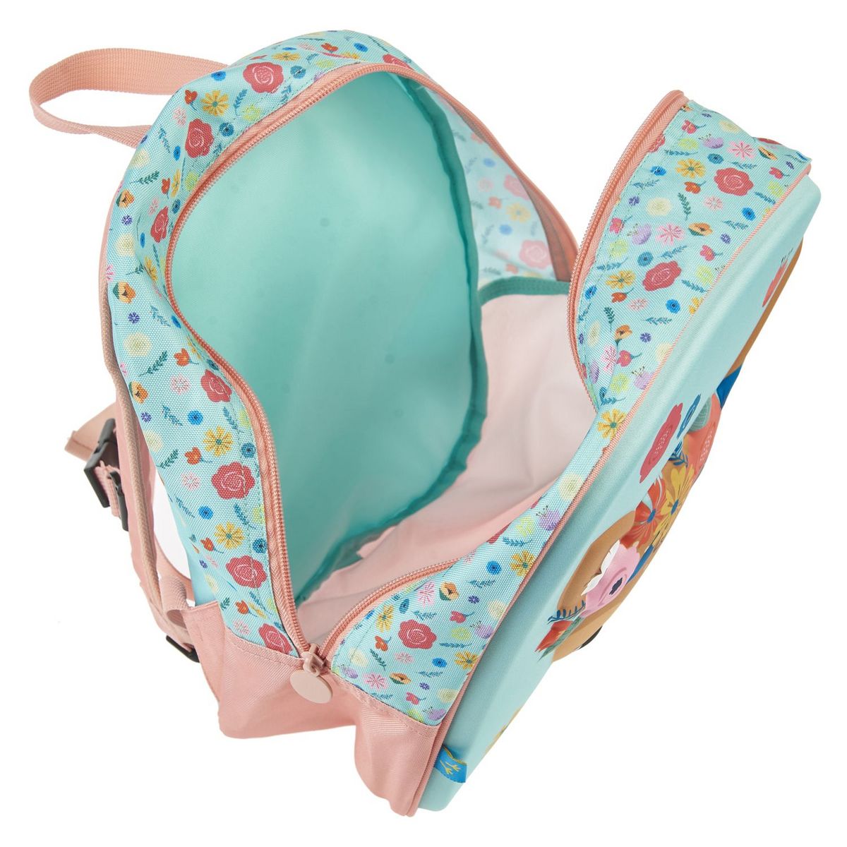 AUCHAN Sac à goûter 3D bleu cerf