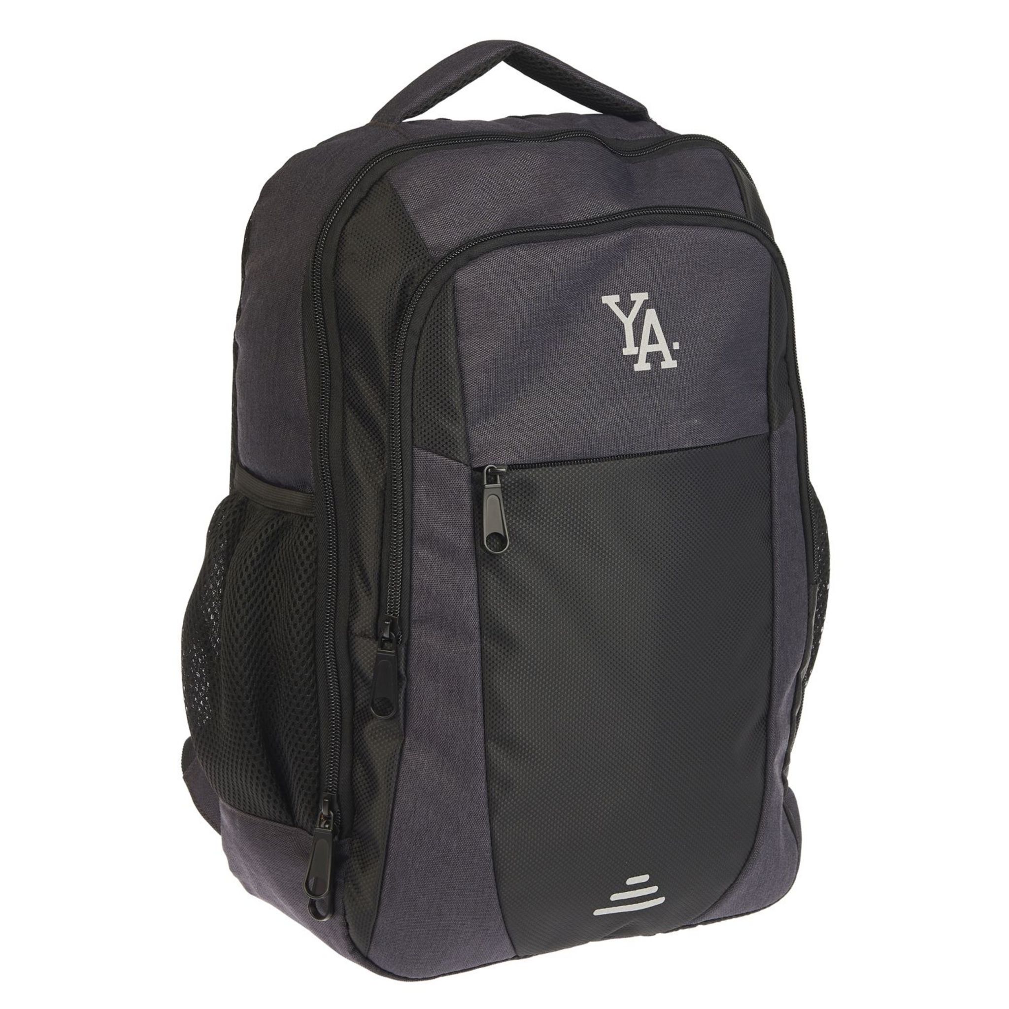 Voir la diapositive 2 : AUCHAN Sac à dos 1 compartiment noir