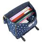 Voir la diapositive 9 : AUCHAN cartable 41 cm bleu fleur