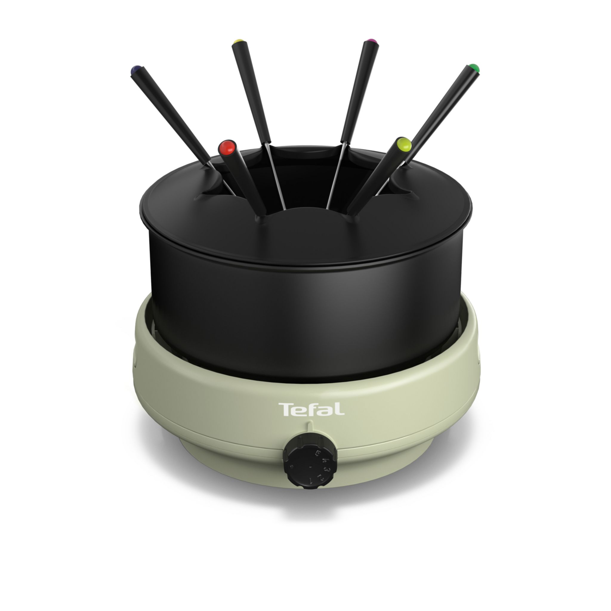Voir la diapositive 2 : TEFAL Fondue Cocoon EF262010 - Vert grège