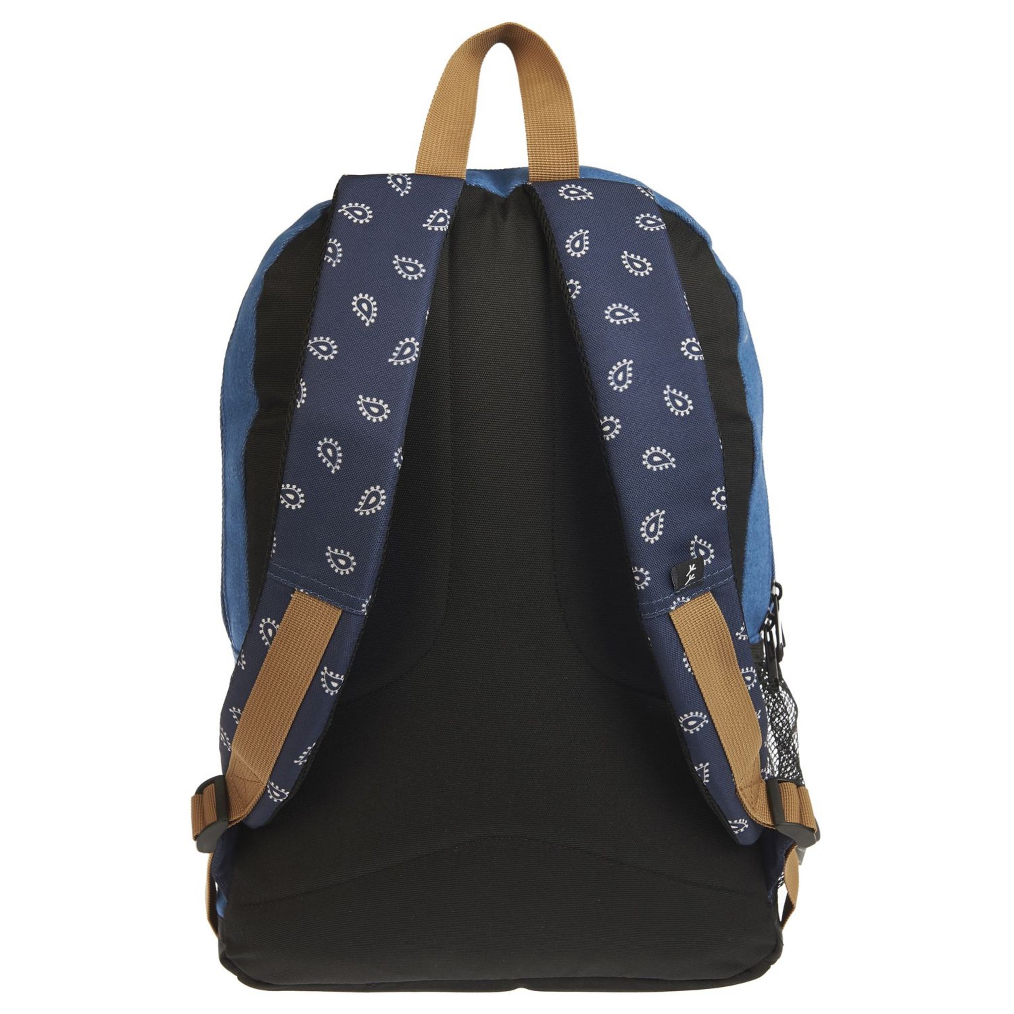 Voir la diapositive 4 : AUCHAN Sac à dos 2 compartiments bleu bandana