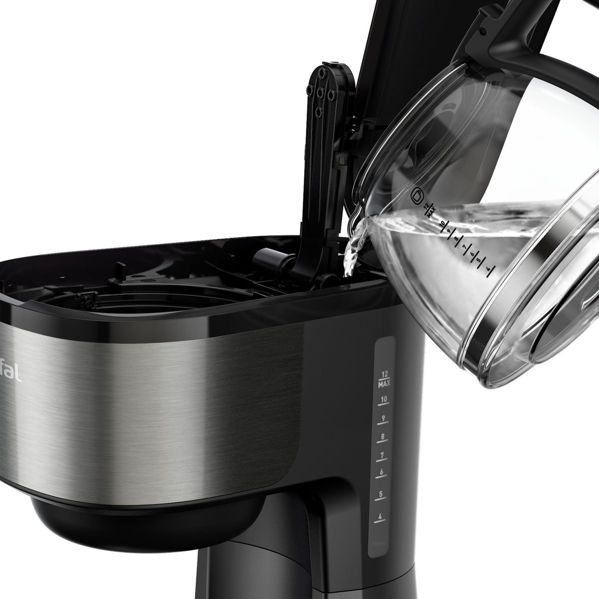 TEFAL Cafetière électrique à filtre CM520810 - Noir
