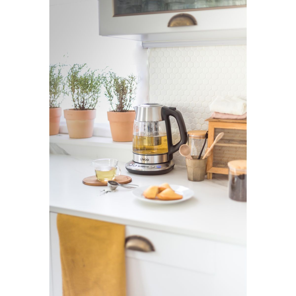 LIVOO Bouilloire électrique DOD165 - Gris