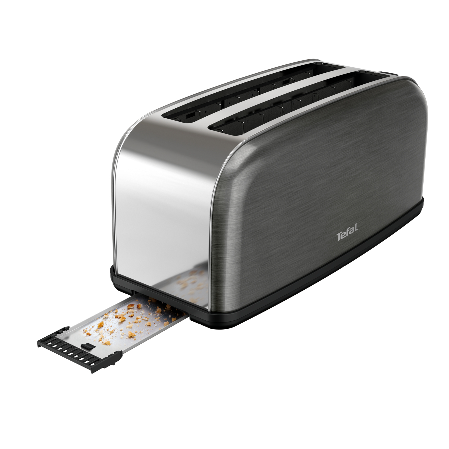Voir la diapositive 5 : TEFAL Grille pain TL520810 - Noir