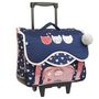 Voir la diapositive 1 : EASTPAK Cartable à roulettes bleu chat