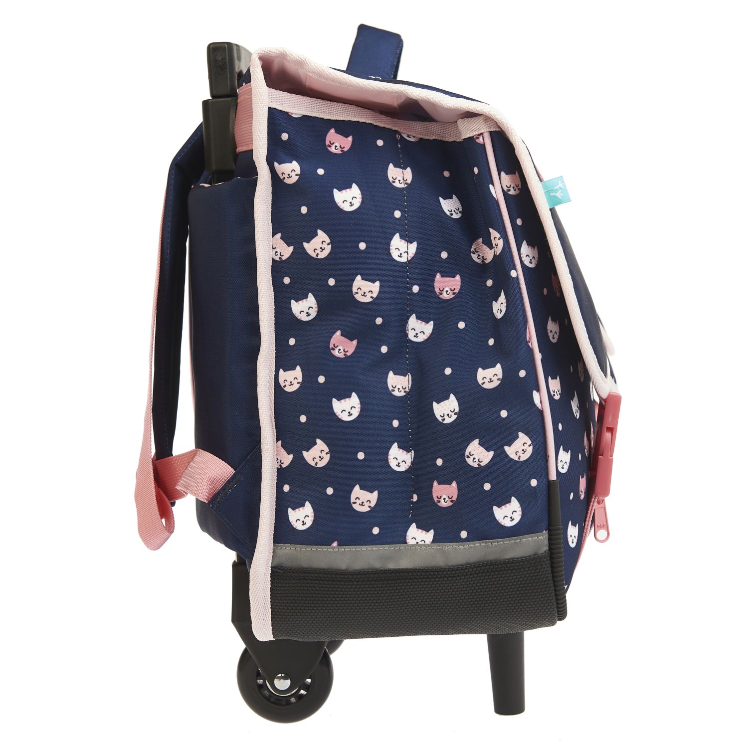 Voir la diapositive 3 : EASTPAK Cartable à roulettes bleu chat