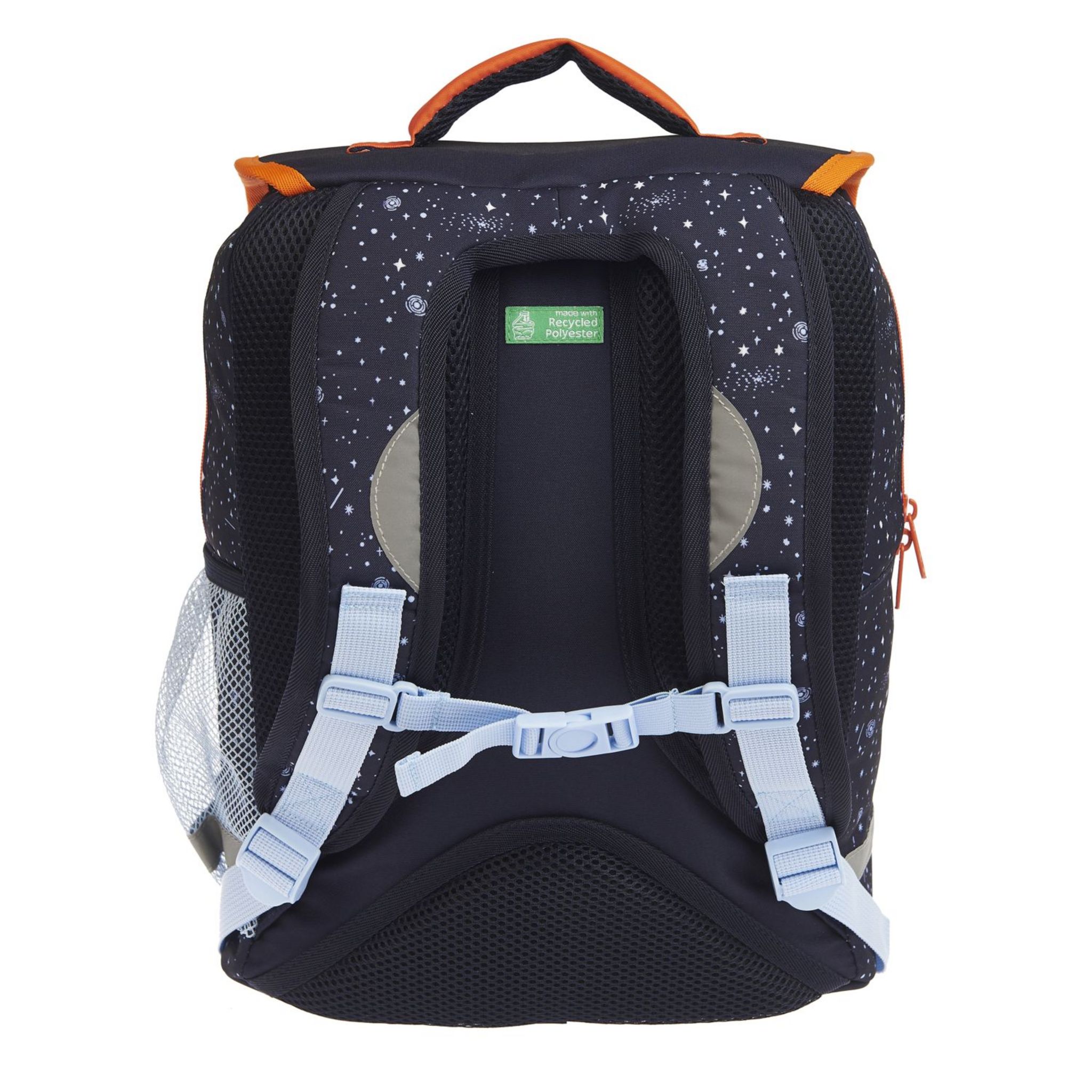 Voir la diapositive 4 : AUCHAN Sac à dos 2 compartiments bleu espace