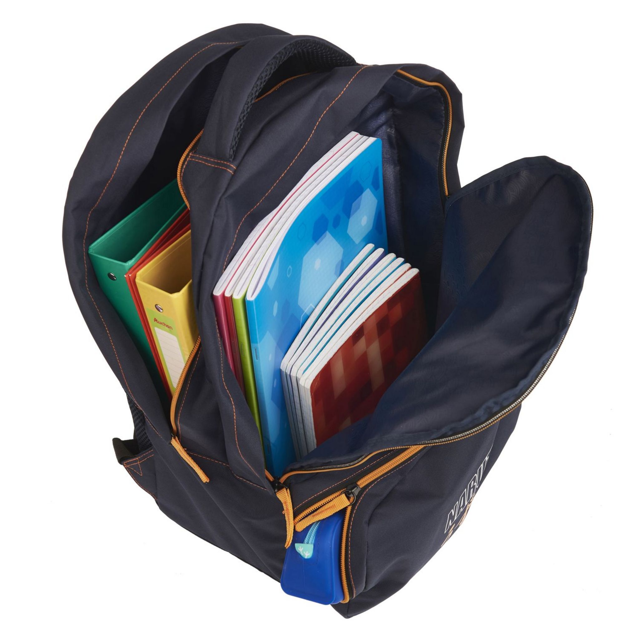 Voir la diapositive 6 : NARUTO Sac à dos 2 compartiments bleu Naruto