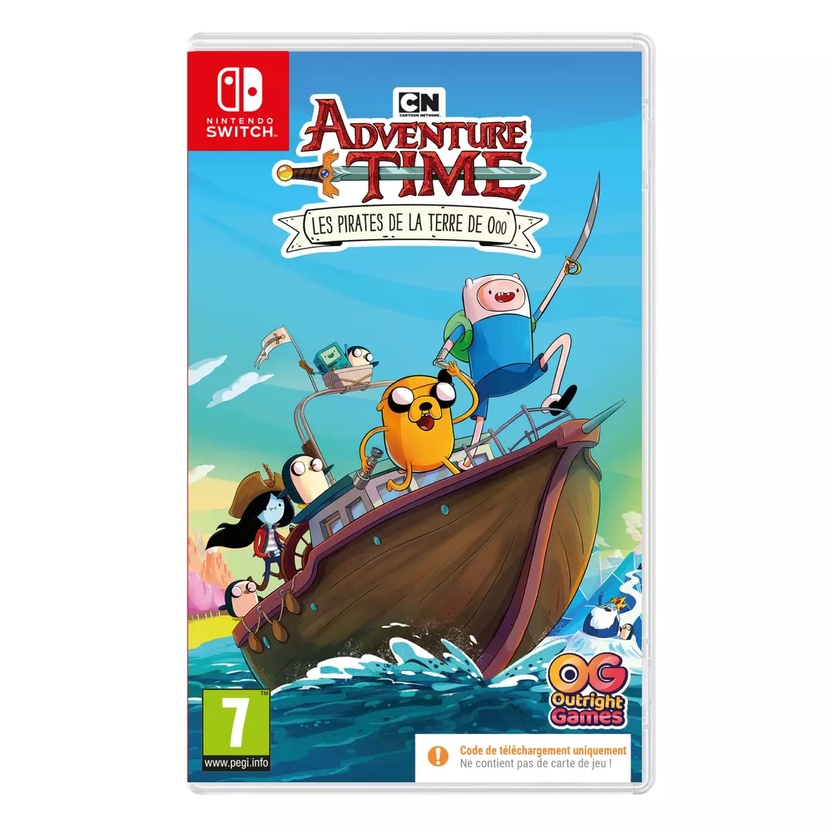 Adventure Time : Les Pirates de la Terre Ooo Nintendo Switch - Code à Télécharger