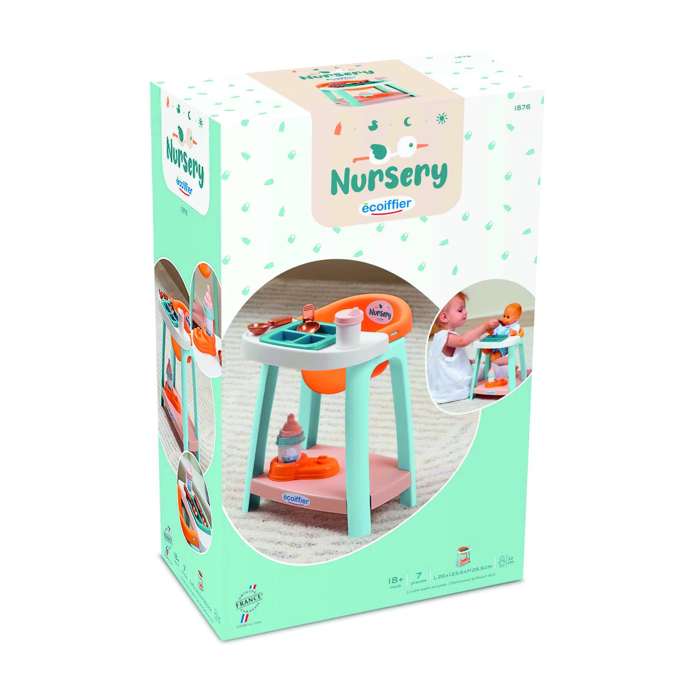 Voir la diapositive 2 : ECOIFFIER Chaise Haute pour bébé