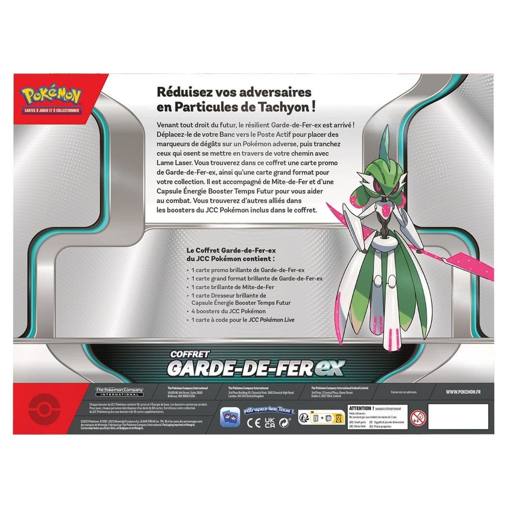 Voir la diapositive 2 : POKEMON Coffret cartes Pokémon Garde de Fer EX ou Rugit-Lune EX