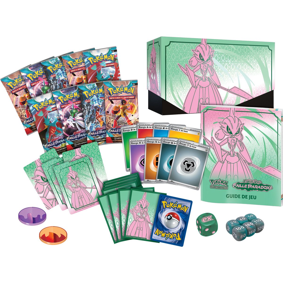 POKEMON Coffret Cartes Pokémon Dresseur d'élite Faille Paradoxe