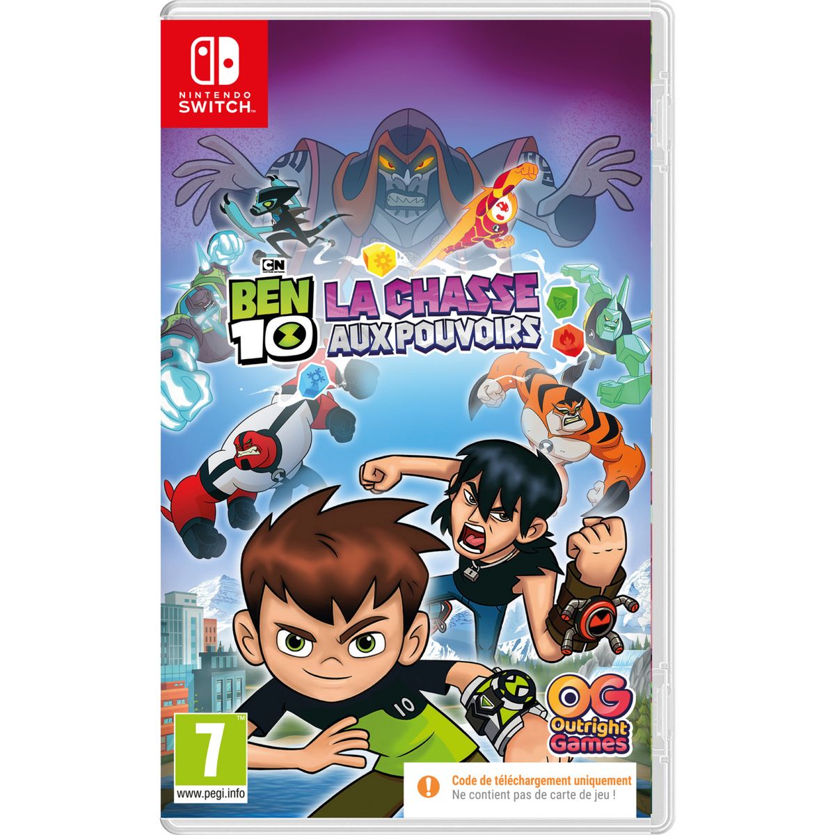 BEN 10 La Chasse aux Pouvoirs Nintendo Switch - Code à Télécharger