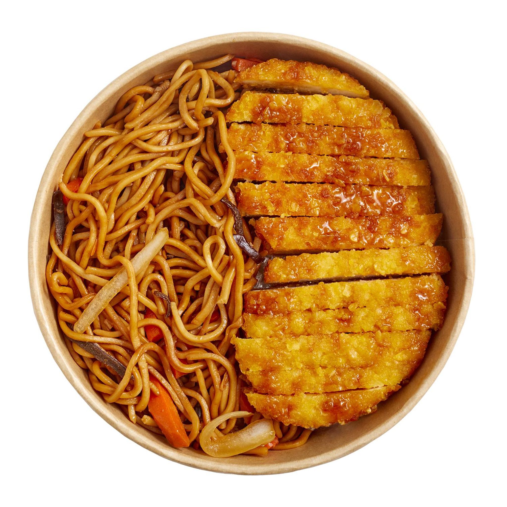 WOK STREET Poulet katsu et nouilles sautées 570g