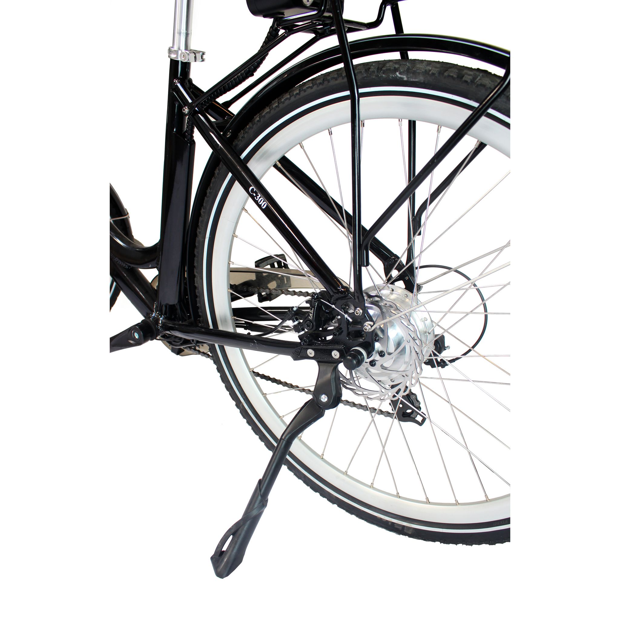 Voir la diapositive 6 : WISPEED Vélo à assistance électrique C-300 - Noir