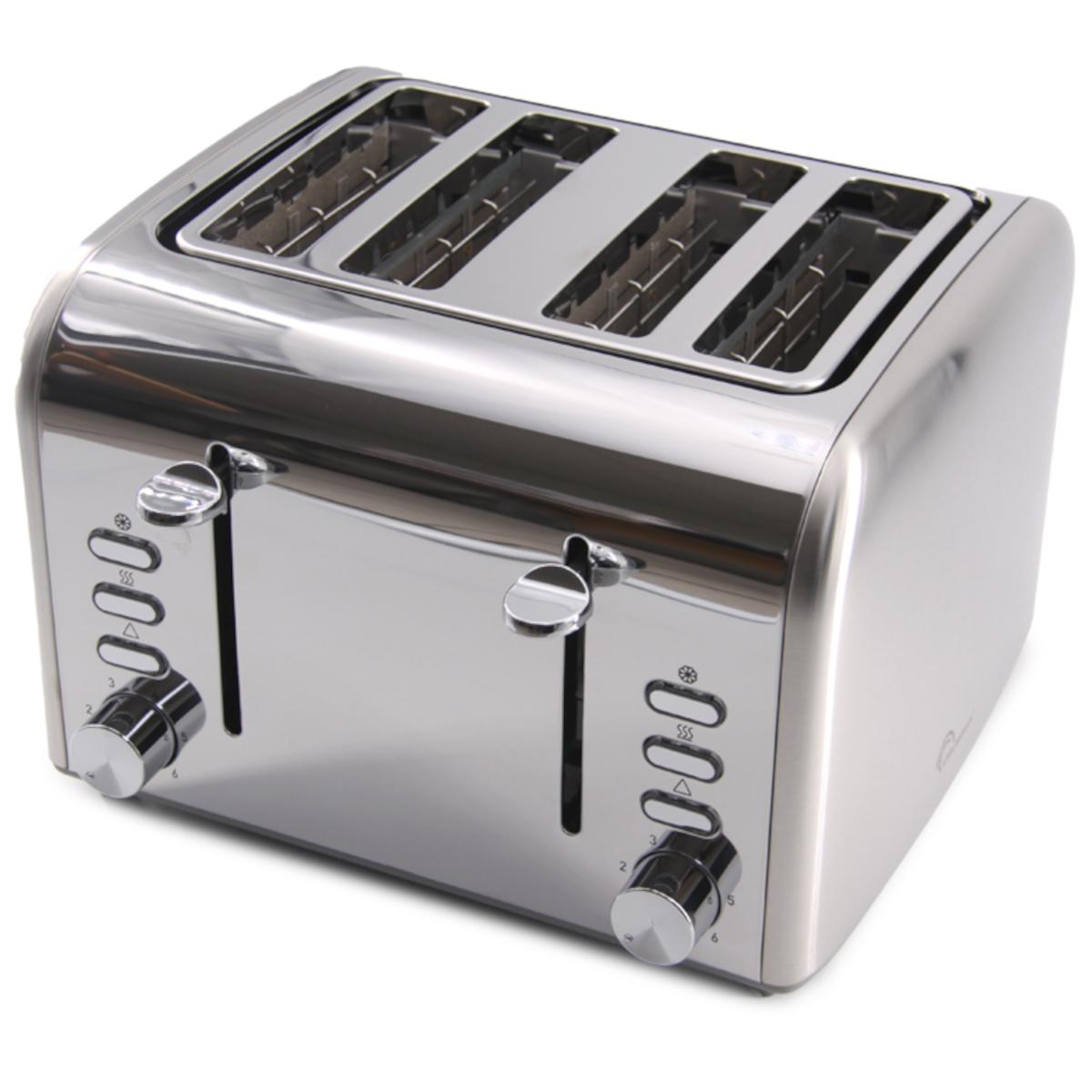 Voir la diapositive 3 : LITTLE BALANCE Grille pain 8698 - Inox