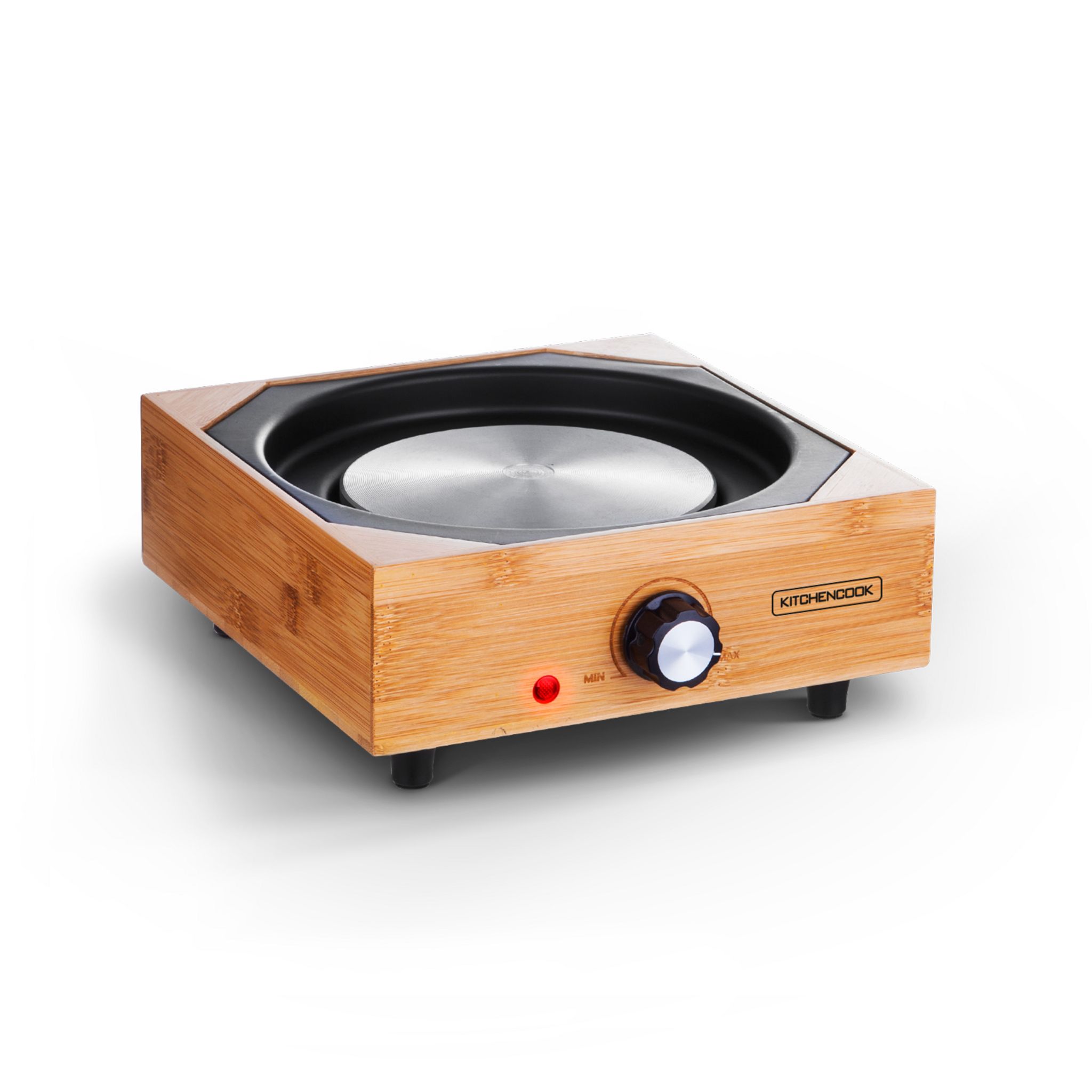 Voir la diapositive 3 : KITCHENCOOK Appareil à fondue ECOWOOD - Bambou / Inox