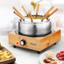 Voir la diapositive 9 : KITCHENCOOK Appareil à fondue ECOWOOD - Bambou / Inox