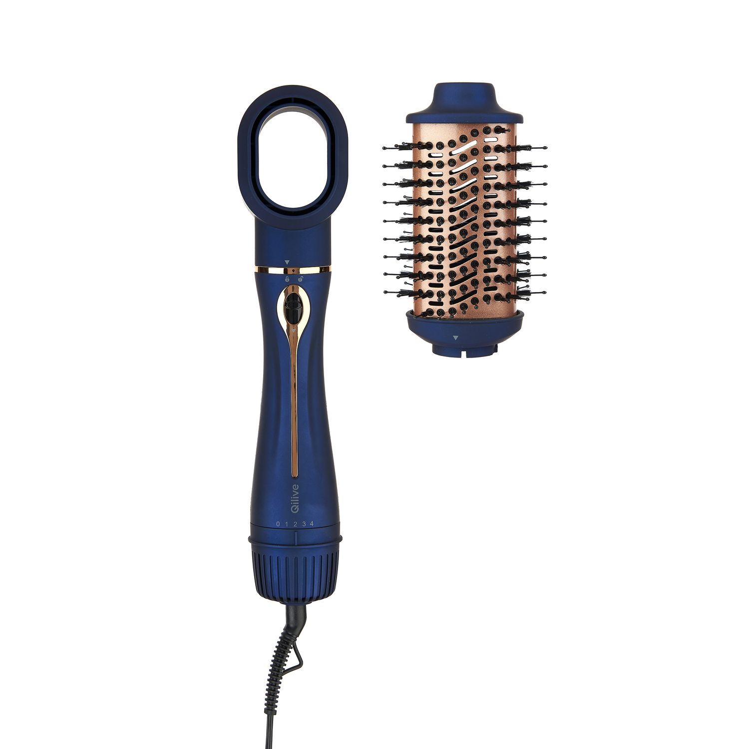 Voir la diapositive 2 : QILIVE Brosse soufflante 2 en 1 Q.5771 - Bleu