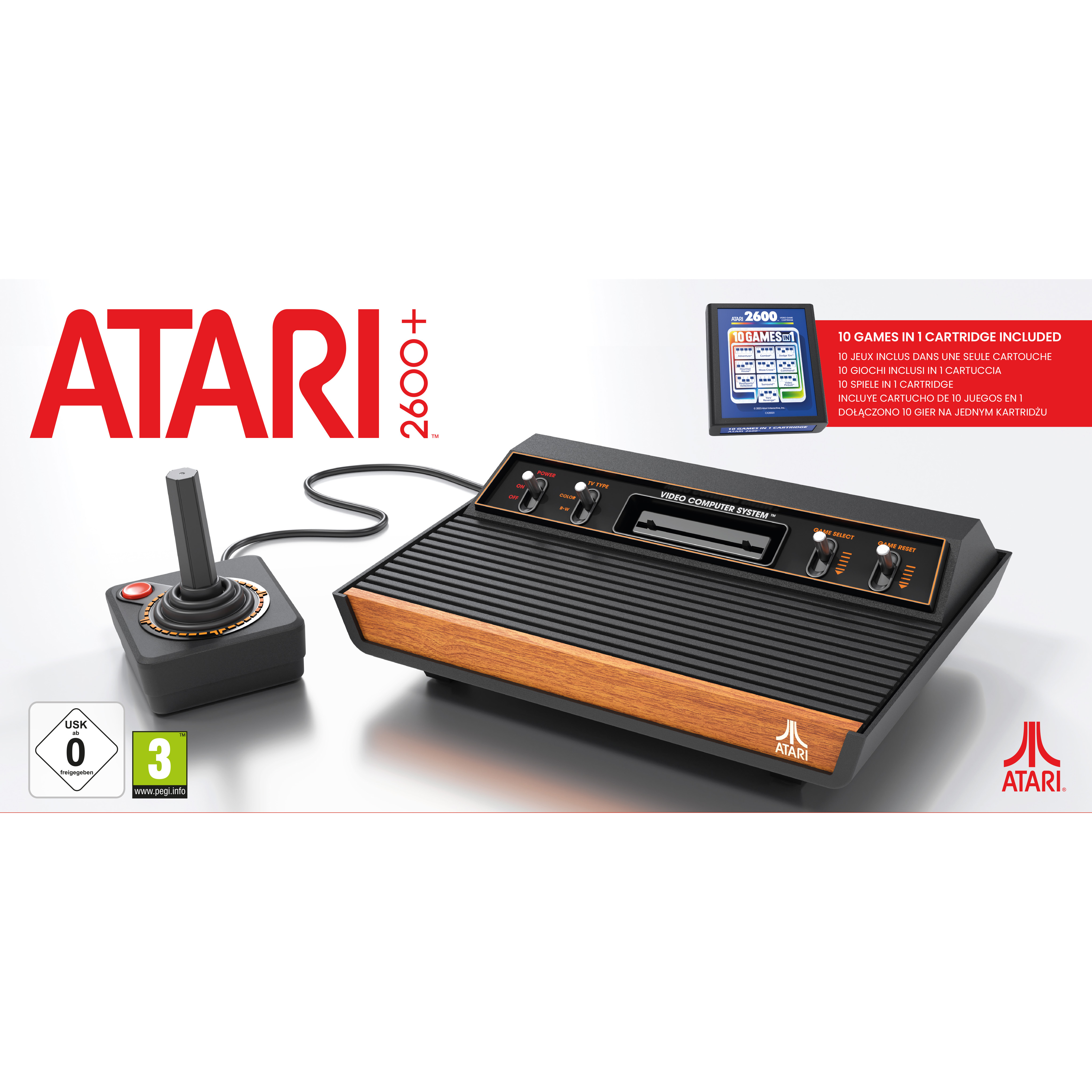 Voir la diapositive 4 : Atari 2600 Plus + 10 jeux