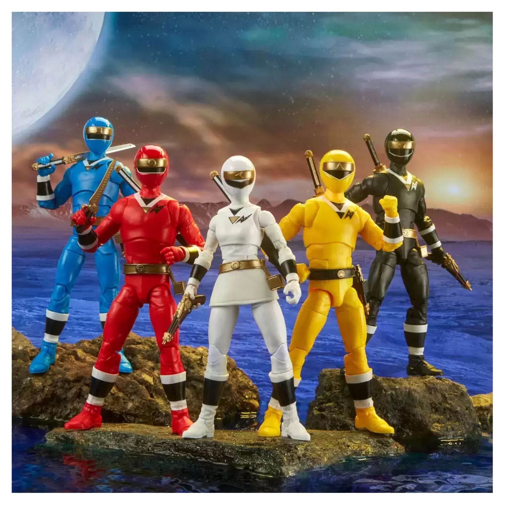 Voir la diapositive 4 : HASBRO Figurine Power Rangers x5 Lightning Collection