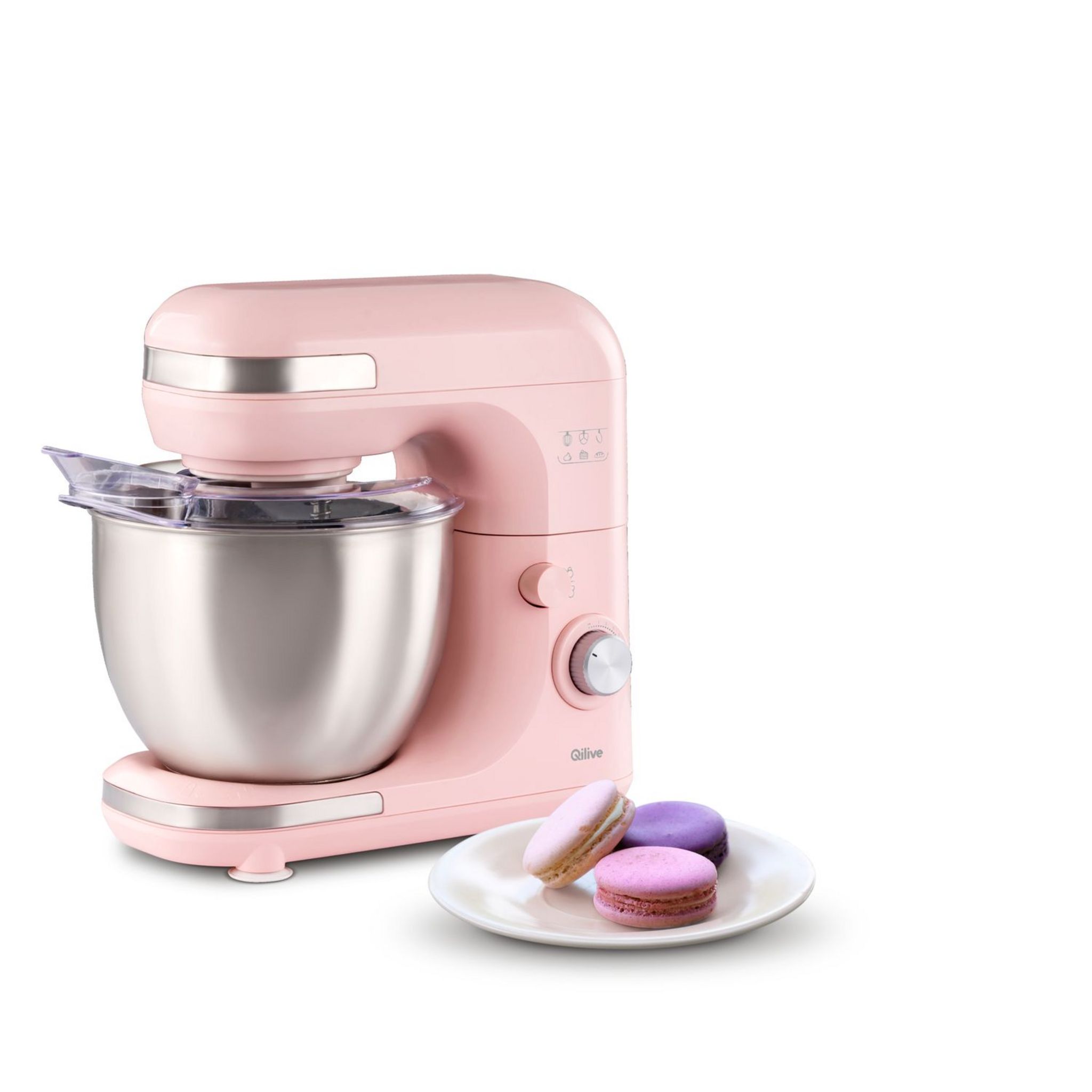 Voir la diapositive 1 : QILIVE Robot pâtissier Q.5313 - Rose