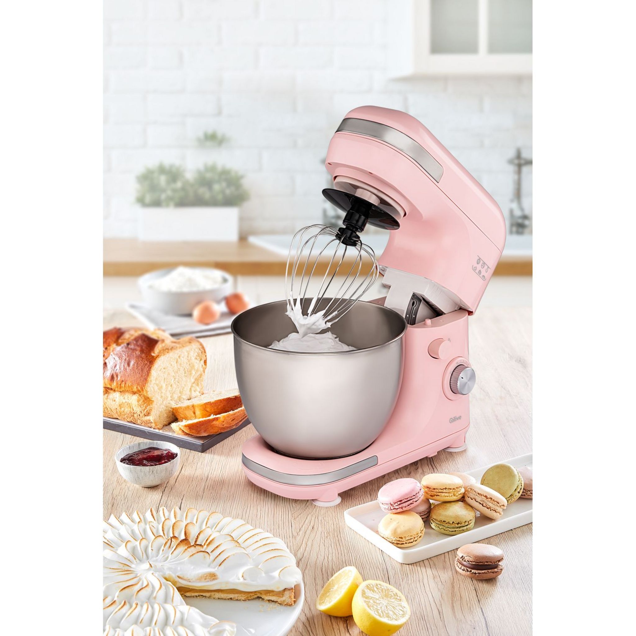 Voir la diapositive 2 : QILIVE Robot pâtissier Q.5313 - Rose