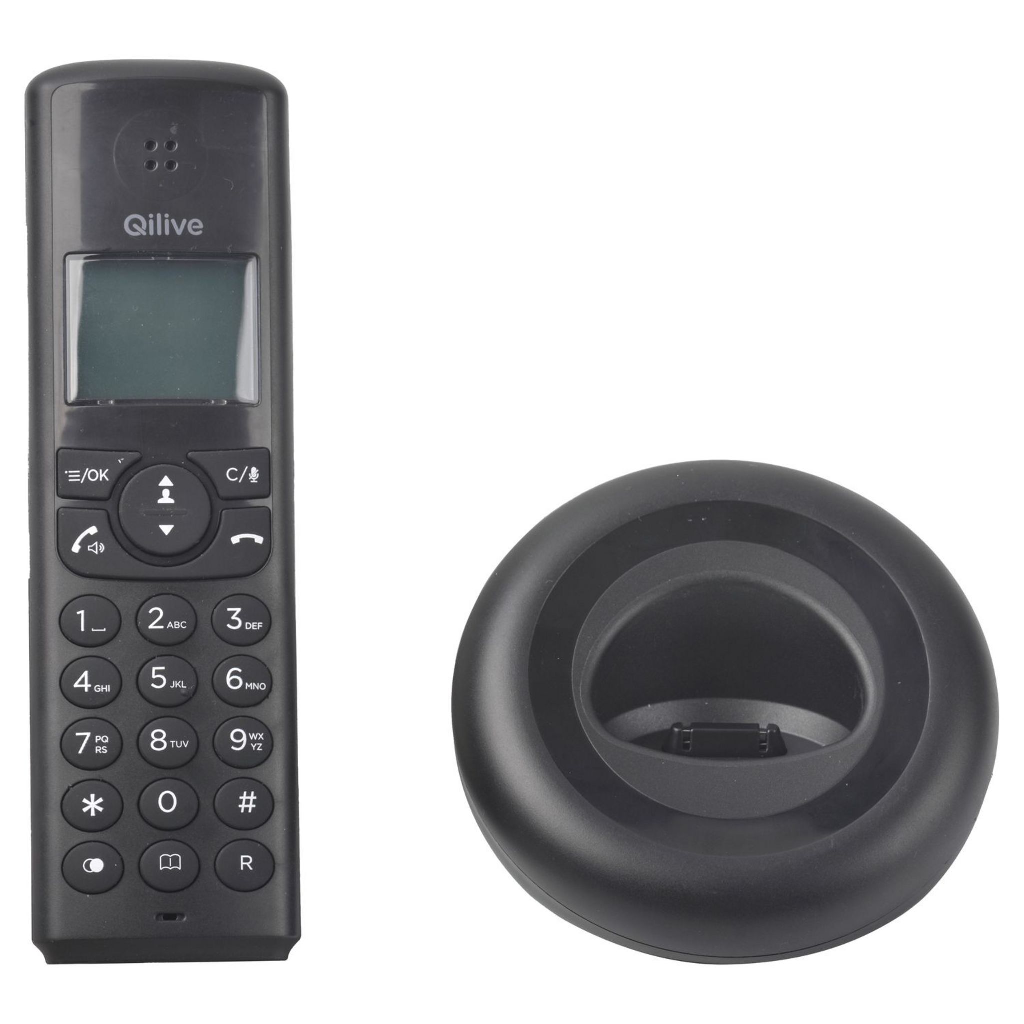 Voir la diapositive 3 : QILIVE Cordless téléphone digitale Solo Q4902