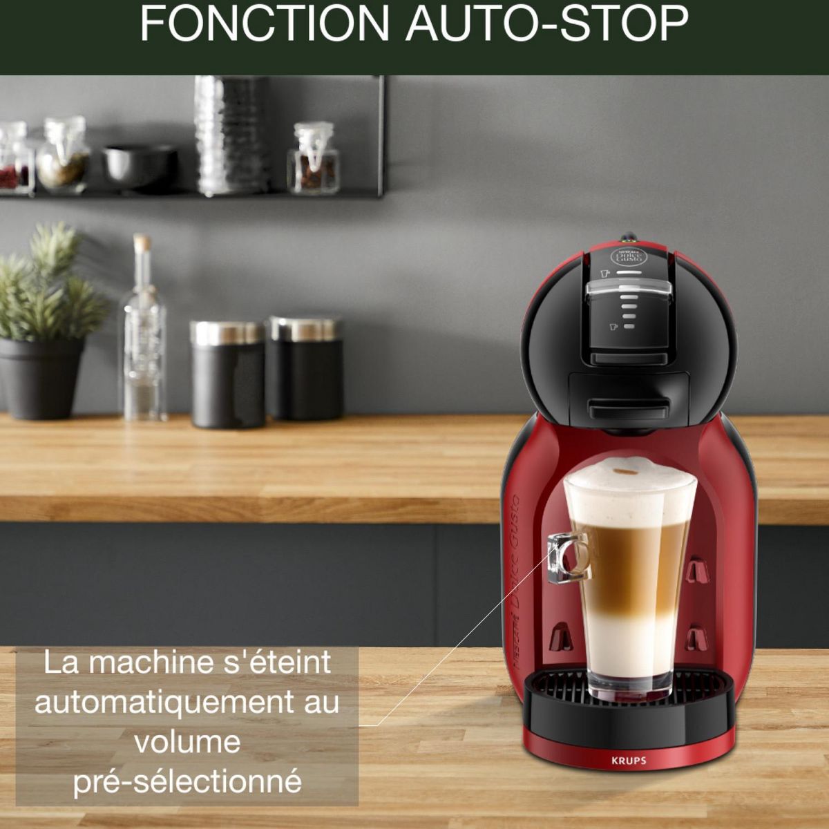 KRUPS Machine à café à capsules multi-boissons MINI ME YY5219FD - Rouge