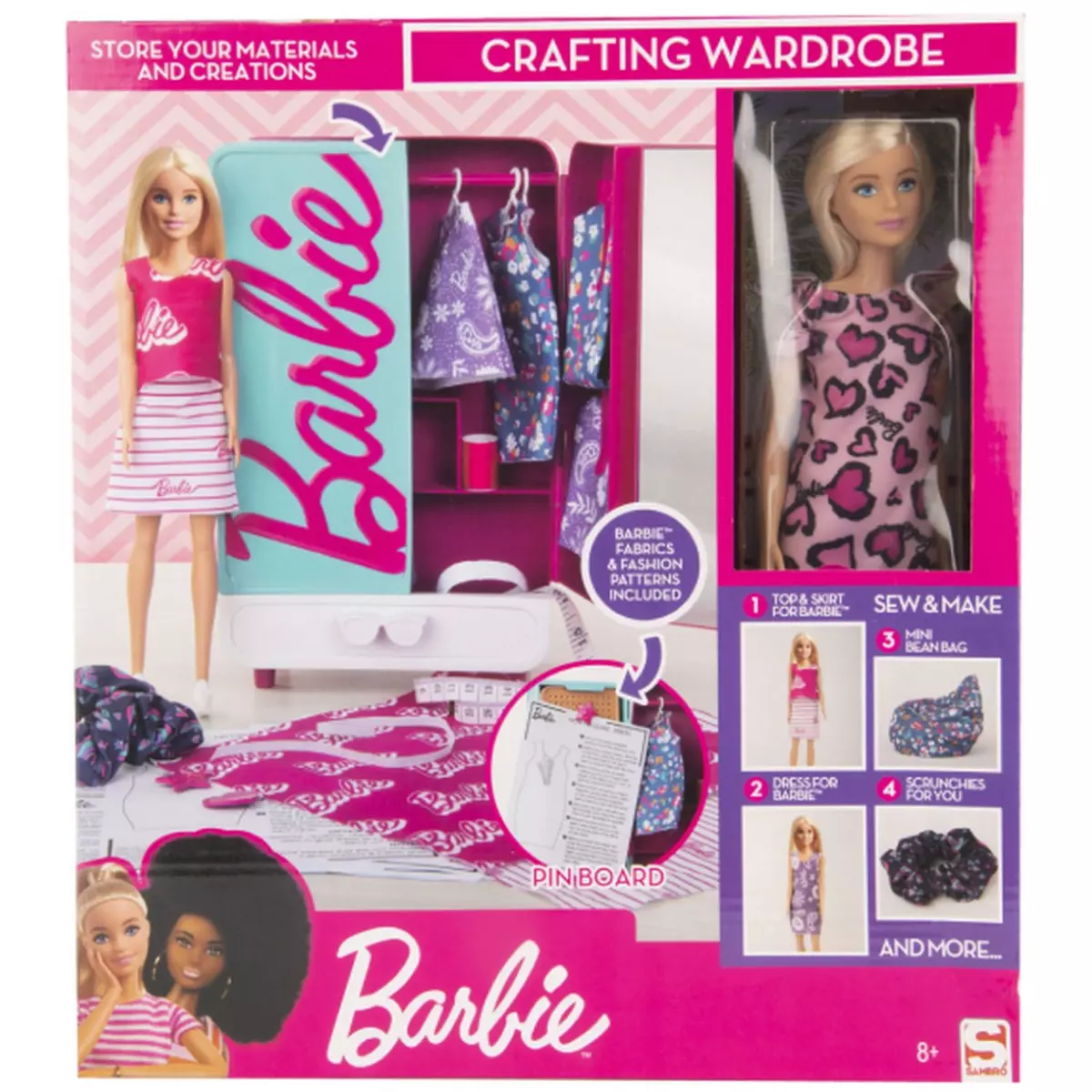 BARBIE Coiffeuse Extra avec poupée mannequin Barbie pas cher 