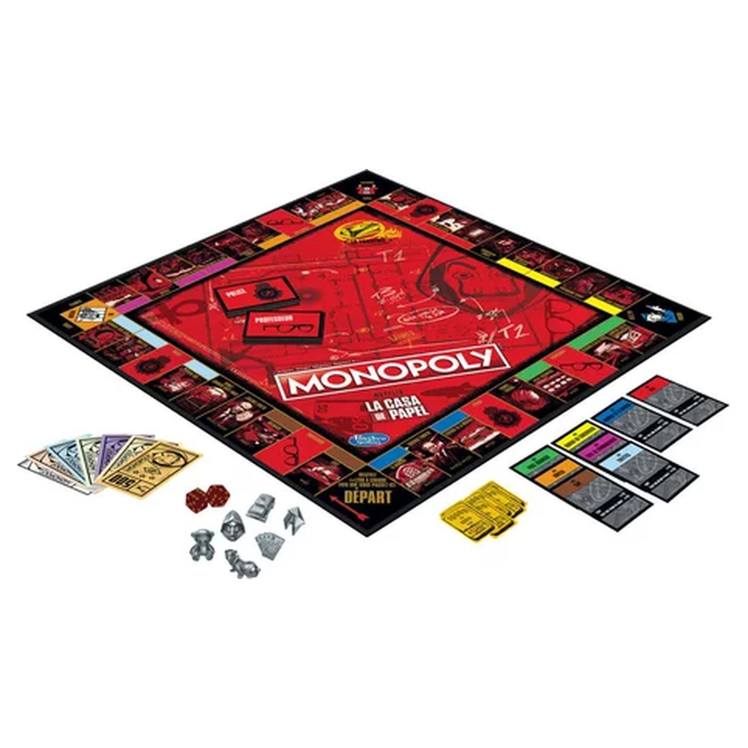 Voir la diapositive 3 : HASBRO Jeu Monopoly Casa de Papel