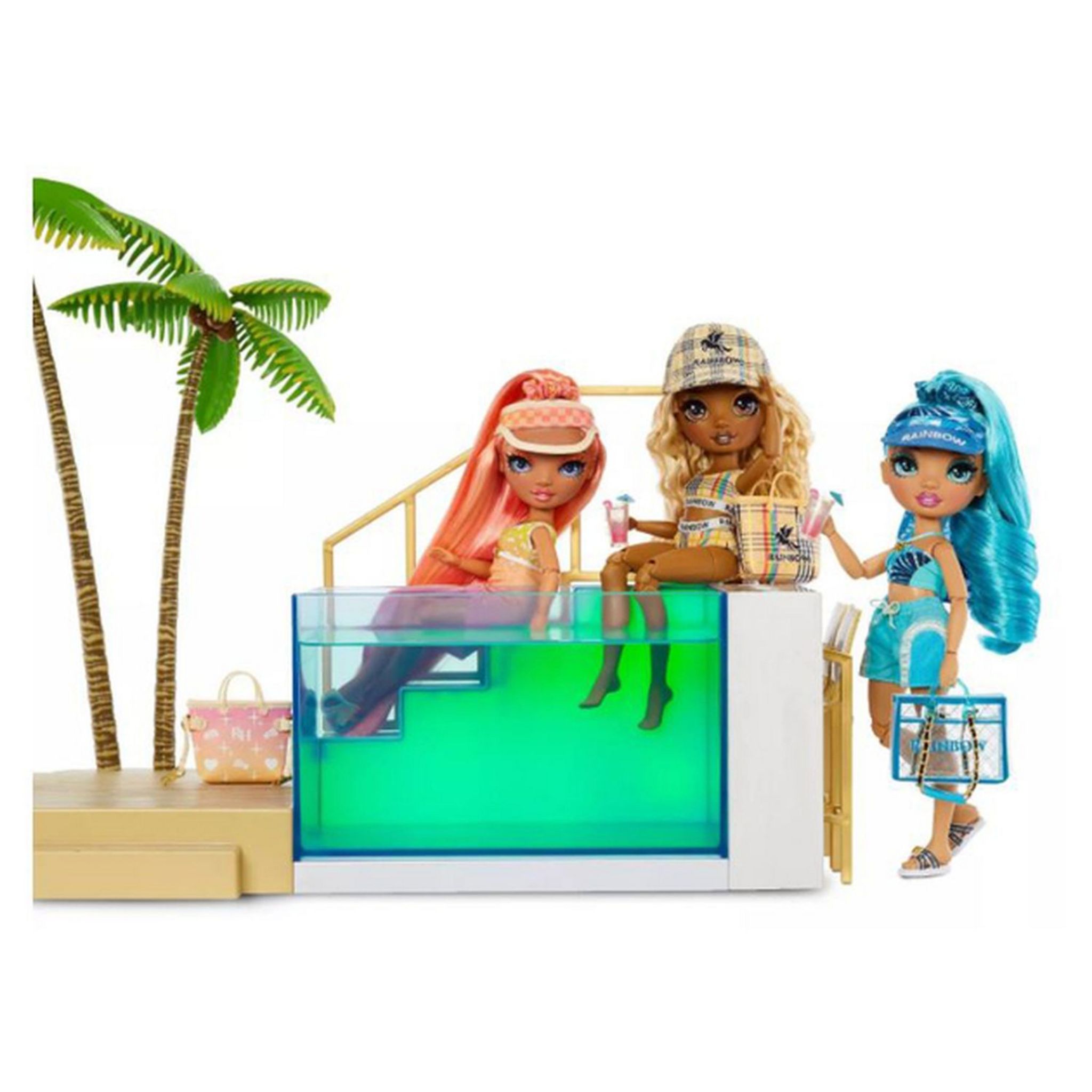 Voir la diapositive 2 : MGA Piscine Color Change Rainbow High