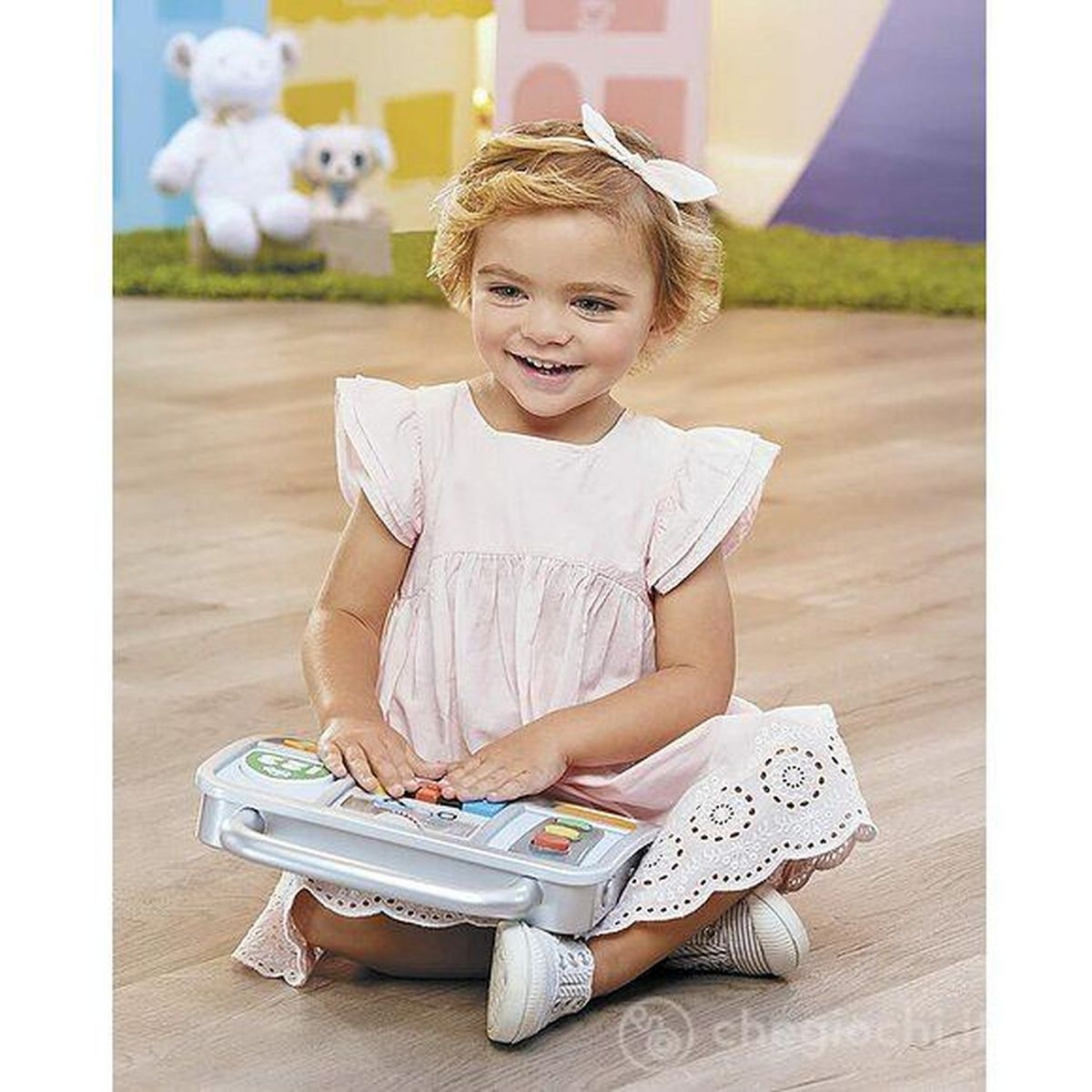 MGA Trotteur Little Tikes Joue et Apprend l'Anglais en s'amusant - Bleu