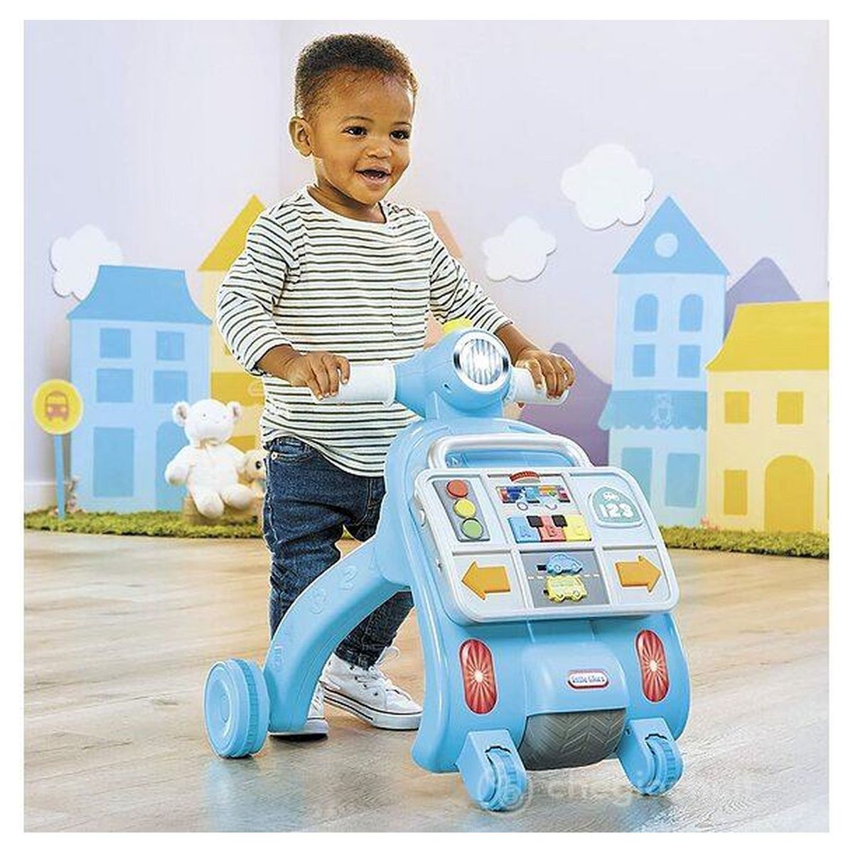 MGA Trotteur Little Tikes Joue et Apprend l'Anglais en s'amusant - Bleu