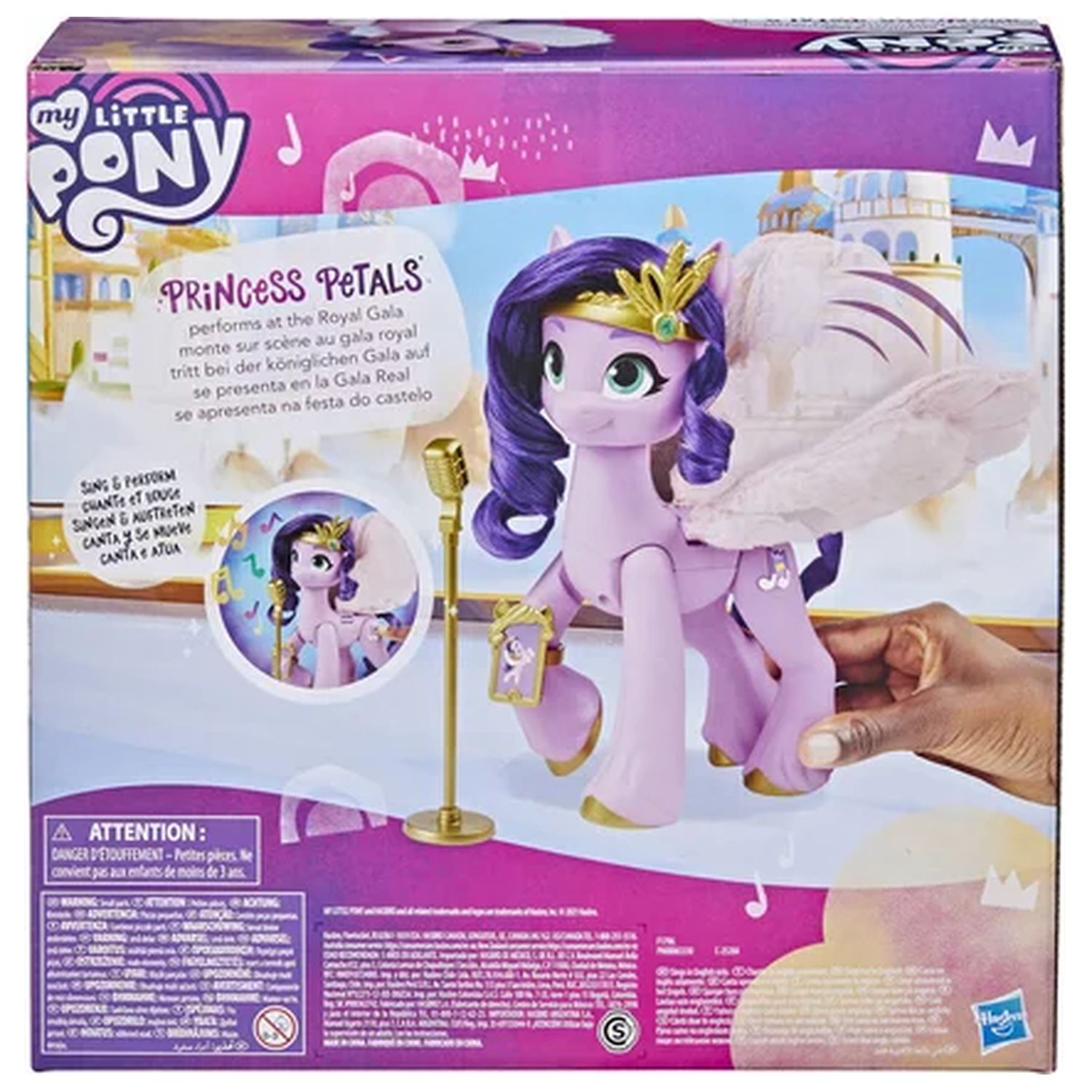Voir la diapositive 2 : HASBRO Figurine My Little Pony Princesse enchantée - Violet