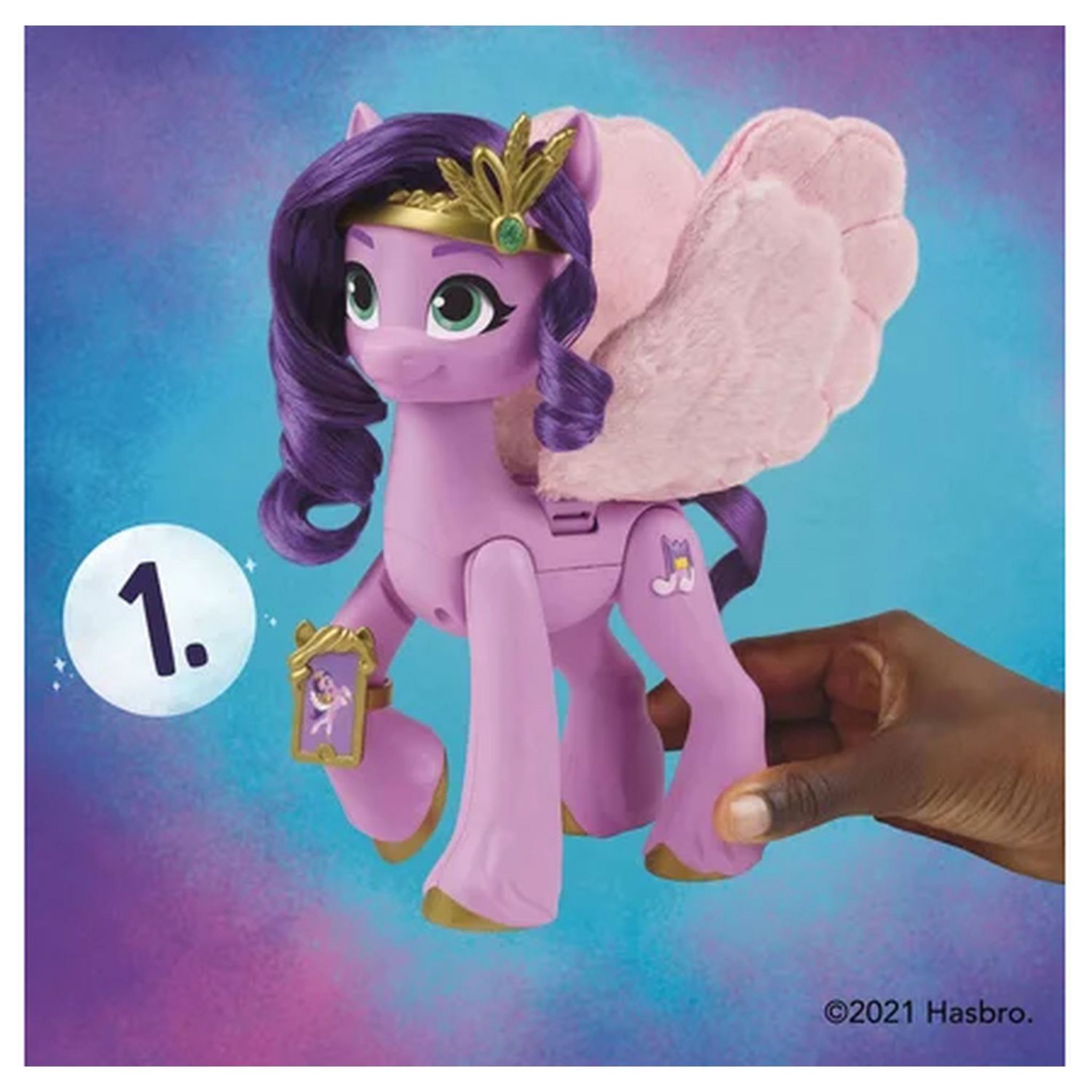 Voir la diapositive 4 : HASBRO Figurine My Little Pony Princesse enchantée - Violet