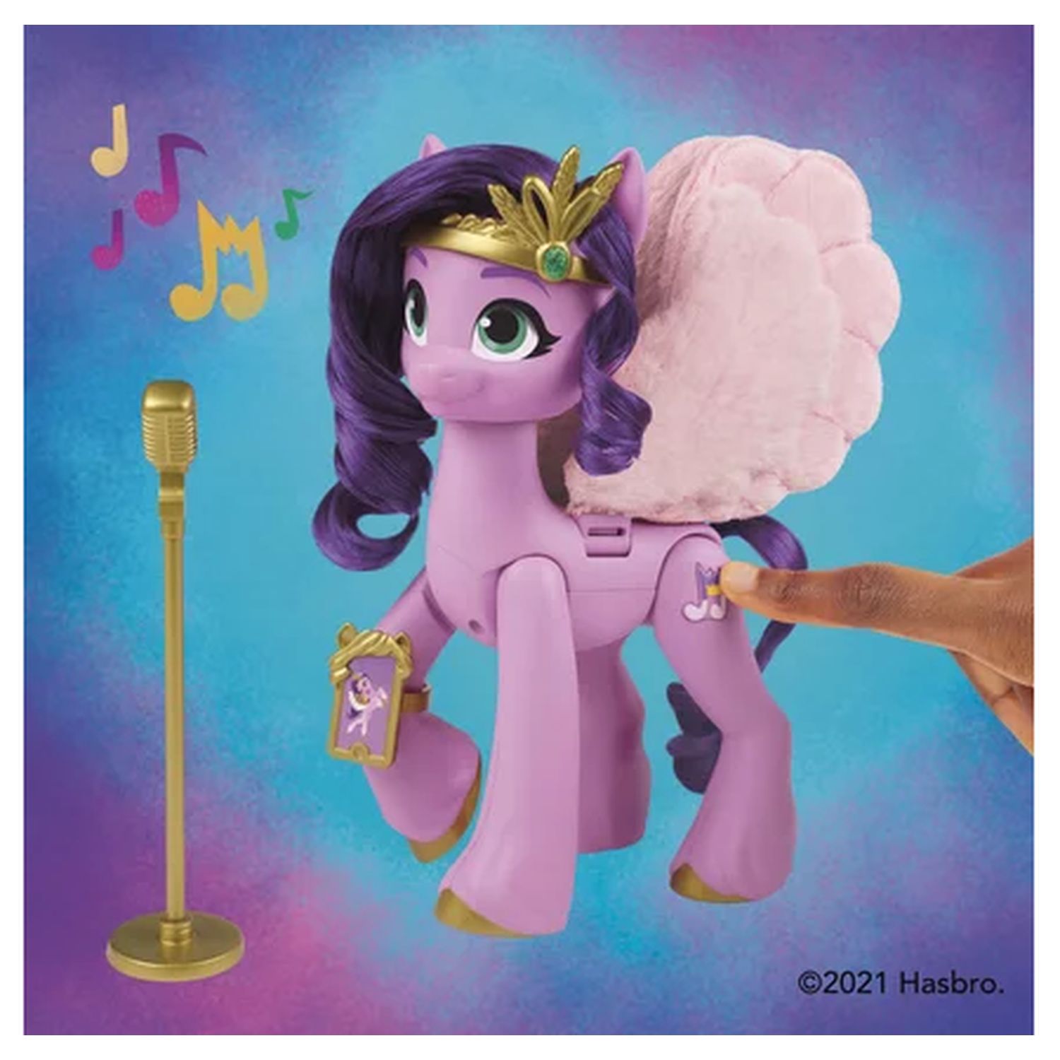 Voir la diapositive 8 : HASBRO Figurine My Little Pony Princesse enchantée - Violet