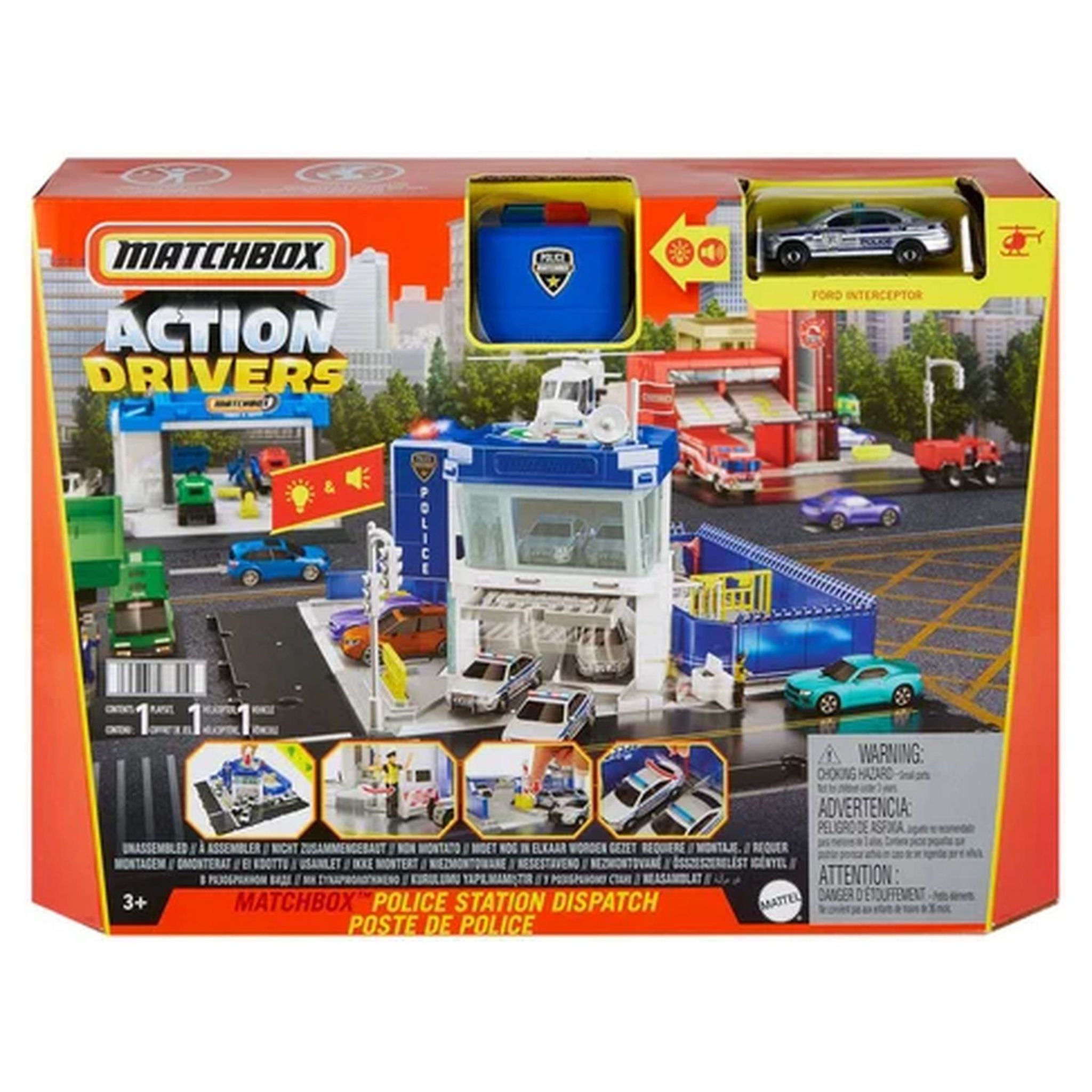 Voir la diapositive 2 : MATTEL Station de Police MatchBox