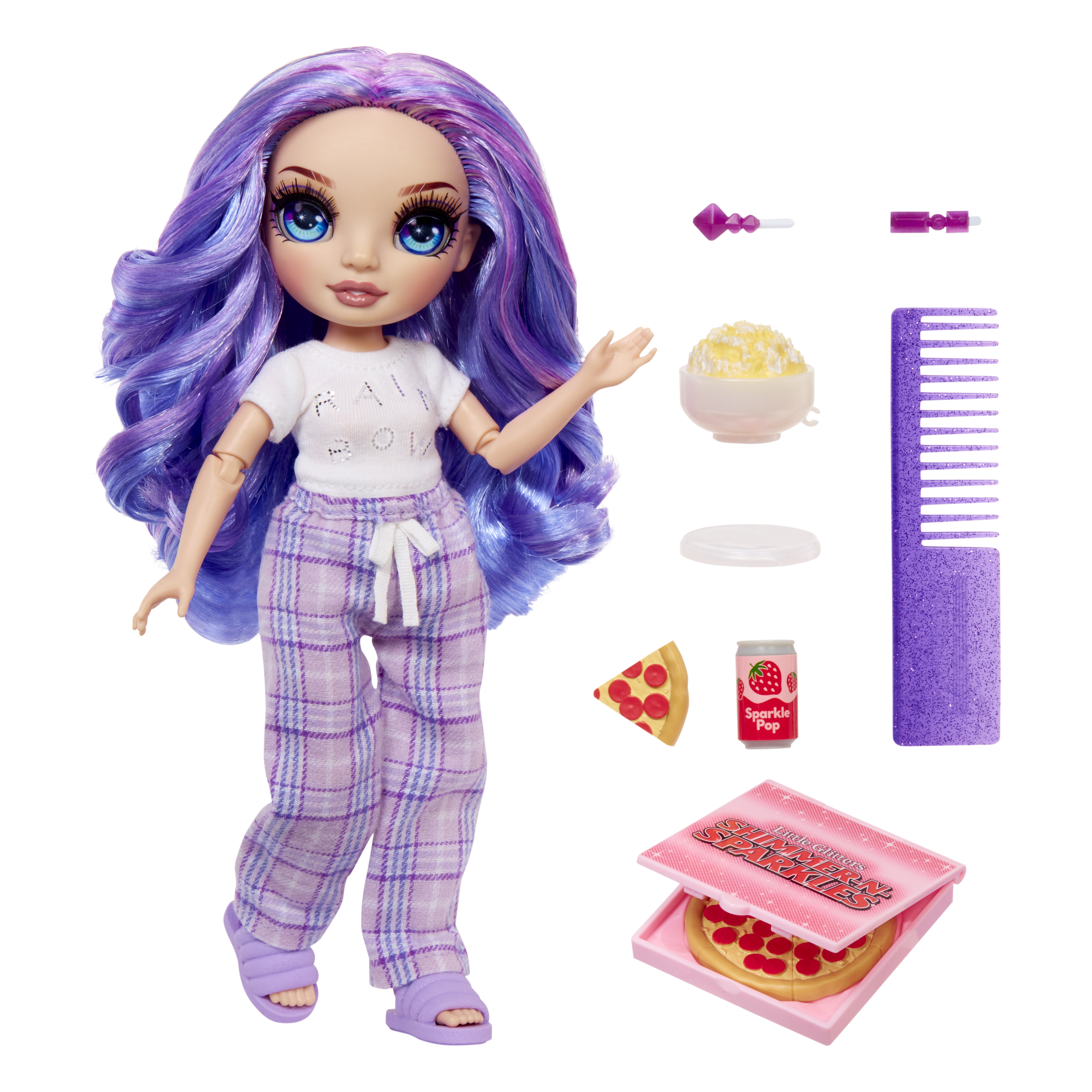 Voir la diapositive 2 : MGA Poupée Rainbow Junior High - Violet Willow