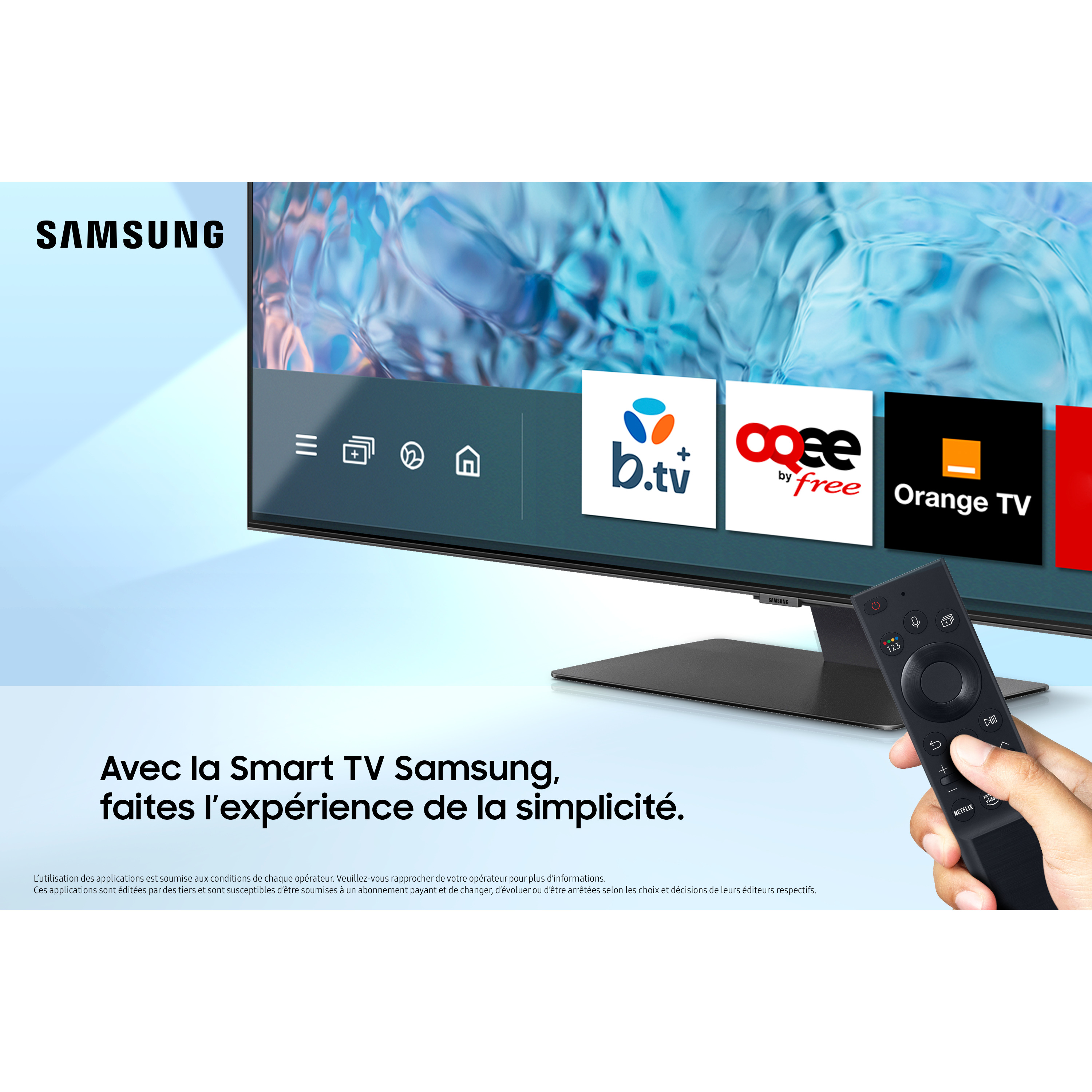 Voir la diapositive 6 : SAMSUNG TU58CU7105 2023 TV LED Crystal UHD 4K 145 cm Smart TV