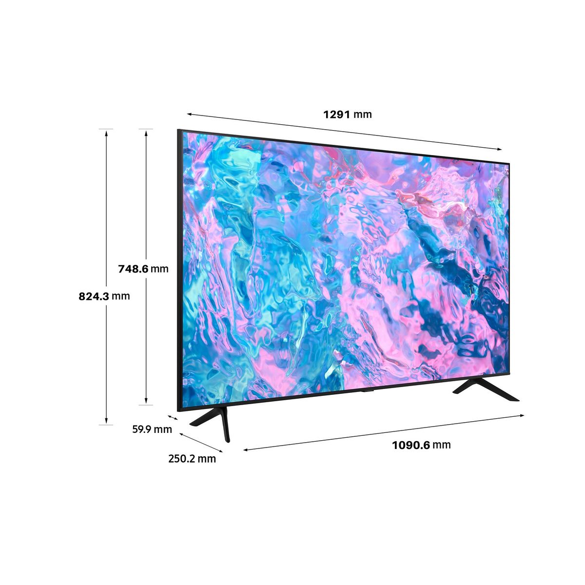 SAMSUNG TU58CU7105 2023 TV LED Crystal UHD 4K 145 cm Smart TV