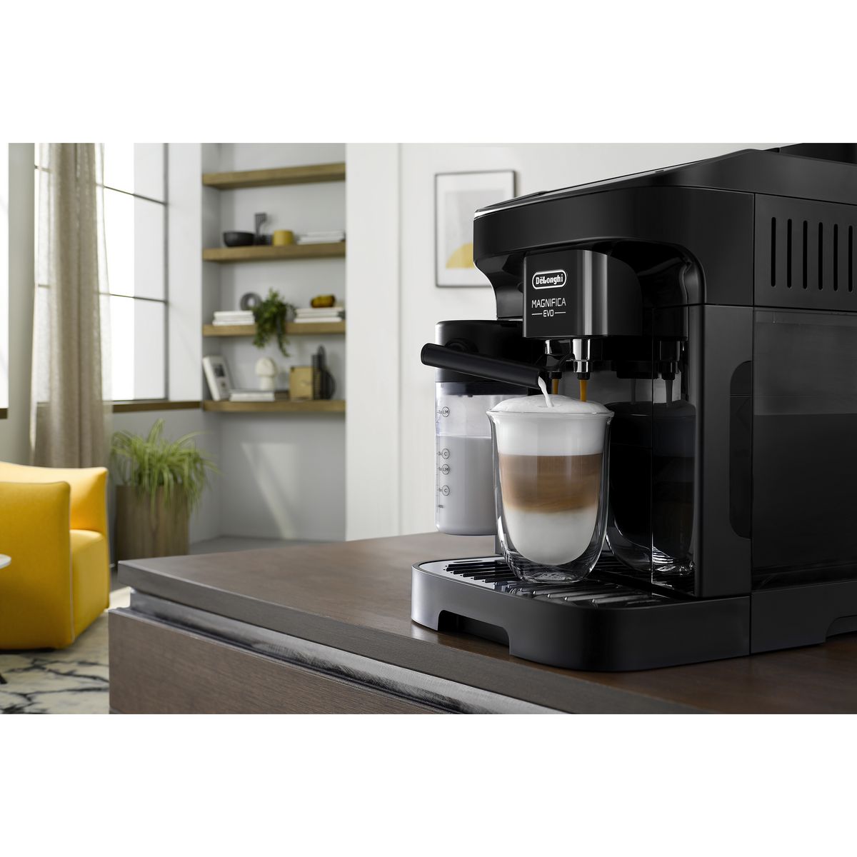 DELONGHI Machine a expresso avec broyeur ECAM 290.51.B - Noir